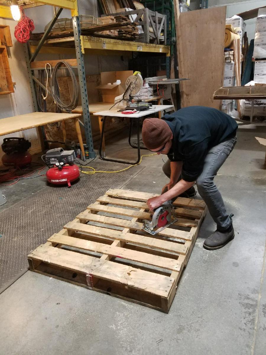 diy wood pallet christmas trees portland metro and clark county wooden pallet christmas trees